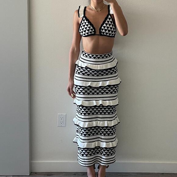 Beautiful Ruffled Beach Set - Picture 1 of 3